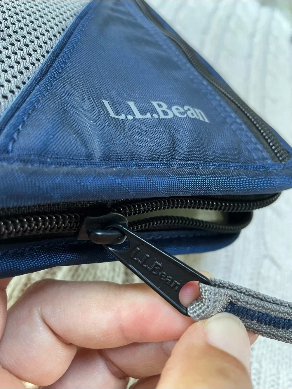 L.L. Bean Unisex Travel Document Holder Wallet Wristlet